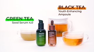 Green Tea Seed Serum 40 vs Black Tea Youth Enhancing Ampoule Which is Better [upl. by Notnek]