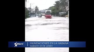 Inundaciones en La Habana [upl. by Leventis]