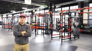 Touring Rogue Fitness Insane 600K SQ FT Headquarters  Behind the Iron [upl. by Ytirahs]