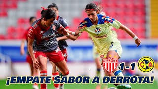 SORPRESA NECAXA LE EMPATA AL AMÉRICA LIGA MX CLAUSURA 2024 JORNADA 2 FEMENIL  EN ZONA FUT [upl. by Ursi]