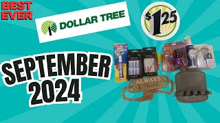 NEW DOLLAR TREE HAUL Fun Finds Everything was 125 September 2024 [upl. by Hellman]