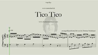 Tico Tico  Easy Piano [upl. by Bundy361]