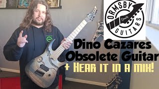 Ormsby Dino Cazares Obsolete Guitar Unboxing  Hear it in a mix [upl. by Theone]