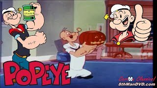 POPEYE THE SAILOR MAN Fright to the Finish 1954 Remastered HD 1080p  Jackson Beck [upl. by Allan361]