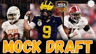 Dane Bruglers 2024 NFL Mock Draft w LOTS of Trades  Mock The Mock [upl. by Etteluap]