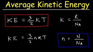 How To Calculate The Average Translational Kinetic Energy of Molecules Using Boltzmanns Constant [upl. by Brezin]