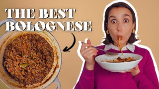 How to make BOLOGNESE SAUCE  Secrets Ive learned in Italy [upl. by Icken654]