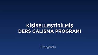 Kişiselleştirilmiş Ders Çalışma Programı ile Sistemli Çalış Tüm Konu Eksiklerini Tamamla [upl. by Yentihw163]