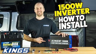 How to install 1500W Inverter  Adventure Kings Pure Sine Wave [upl. by Metabel818]