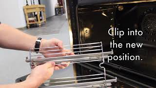 Adjusting Fisher amp Paykel Oven Shelves [upl. by Ahsotal]