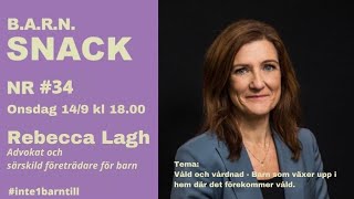 BARNsnack nr 34 med advokat Rebecca Lagh 20220914 [upl. by Brenk]