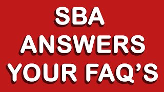 PPP EIDL FAQ  SBA Releases Answers on Reddit  Stimulus Update May 2 2020 [upl. by Niasuh]