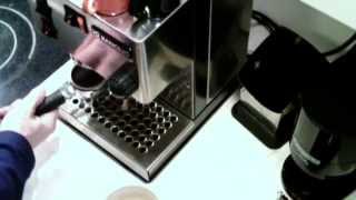 Making a Latte  Rancilio Silvia V2 [upl. by Brecher]