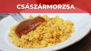 Császármorzsa videó recept [upl. by Akeirahs]