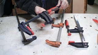 Bessey Jorgensen amp Harbor Freight Fclamp comparison and review [upl. by Nessej]