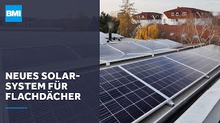 Photovoltaik für das Flachdach  PV easywave  BMI Deutschland [upl. by Klatt193]