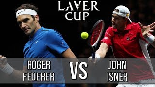 Roger Federer Vs John Isner  Laver Cup 2018 Highlights HD [upl. by Andrej]