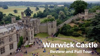 Warwick Castle  Review and Full Tour 4K [upl. by Adyahs872]