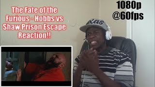 Hobbs and shaw hindi dubbed  prison escape scene  hd movie action hobbs vs shaw 2017 [upl. by Remoh876]