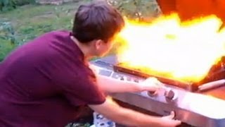 Danger in the Backyard Propane Grill Explosion [upl. by Arral]