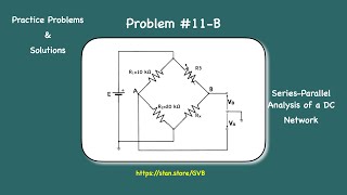 SeriesParallel Circuit Analysis of a DC Network Practice Problem Number 11B [upl. by Aivyls]