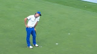 Rory McIlroy fourputts again at BMW Championship [upl. by Aelsel]