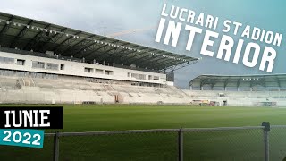 Lucrari Stadionul Municipal Sibiu imagini din INTERIOR [upl. by Sanfred31]