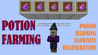 POTION Farm using Witches  Minecraft [upl. by Briant]