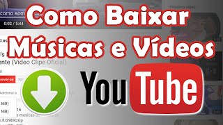 Como baixar Música e Vídeos do YOUTUBE RÁPIDO E FÁCIL  2016  Sem Programas [upl. by Ierna219]