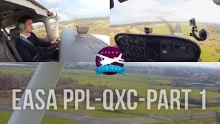 EASA PPL QXC  Part 1  Blackpool To RAF Woodvale  ATC Audio [upl. by Yelik211]