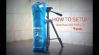 Quechua Arpenaz 2 tent setup [upl. by Matias134]