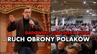 Witold Gadowski w Chorzowie Ruch Obrony Polaków nabiera siły Ponad 500 osób na spotkaniu [upl. by Lehcar]