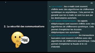 Chapitre 4  Les Applications de la Cryptographie [upl. by Xenia412]