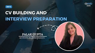 Aced amp Placed 30  Session  5  CV Building and Interview Preparation Ft Ms Palak Gupta [upl. by Anrat]