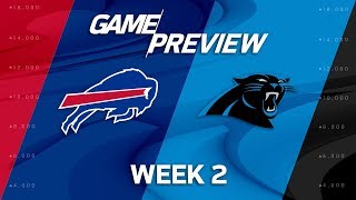 Buffalo Bills vs Carolina Panthers  Week 2 Game Preview  NFL Total Access [upl. by Comstock]