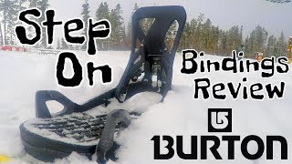 Burton Step On Snowboard Bindings Review [upl. by Cleo]