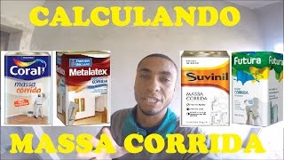 COMO CALCULA MASSA CORRIDA [upl. by Esirahc]