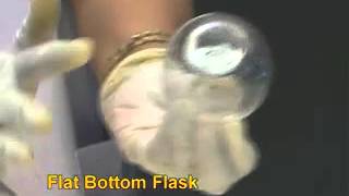 4 Flat bottom flask  Chemical lab apparatus [upl. by Earissed]