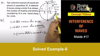 Class 12 Physics  Interference of Waves  17 Solved Example6 on Superposition of WavesJEE amp NEET [upl. by Avner]