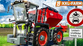 LS19 XXL Farm 2 9 CLAAS Xerion 3000 SADDLE TRAC mit Düngerstreuer  LANDWIRTSCHAFTS SIMULATOR 19 [upl. by Kale57]