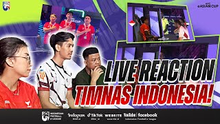 LIVE REACTION  INDONESIA VS THAILAND  SEMIFINAL AFC eASIAN CUP QATAR [upl. by Roe]