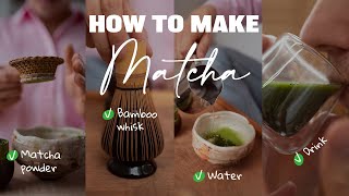 EASY Green Tea Matcha Latte  2Min Recipe  Come Make This With Me [upl. by Bert]