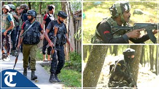 Anantnag encounter Search operation continues in JampK’s Kokernag on fourth consecutive day [upl. by Ddene593]