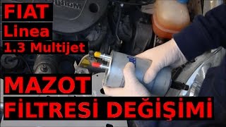 Fiat Linea Mazot Filtresi Değişimi [upl. by Glynn]