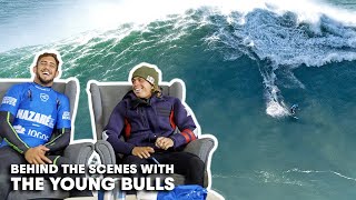 Step Inside The Moments Leading Up To Kai And Chumbos Epic Young Bulls Performance At Nazaré [upl. by Coretta451]