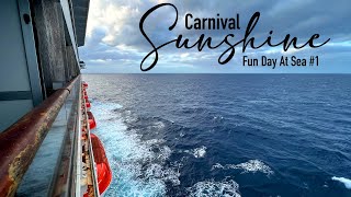 Fun Day At Sea  Sea Day Brunch  Bingo  Carnival Sunshine Cruise [upl. by Huang]