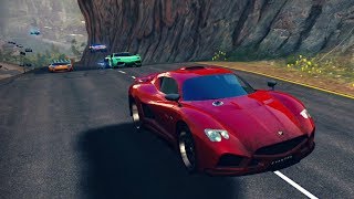 Asphalt 8 Mazzanti Evantra INFECTION MODE drifting all the race [upl. by Kennet]