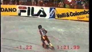 Pirmin Zurbriggen wins superG Courmayeur 1990 [upl. by Nayrbo]