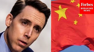 Josh Hawley Asks General About Hypothetical Chinese Invasion Of Taiwan [upl. by Ziegler]