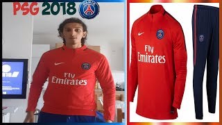 UNBOXING Survetement Paris Saint Germain 2018 [upl. by Allerim]